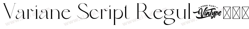 Variane Script Regul字体转换 Variane Script Regul字体转换
